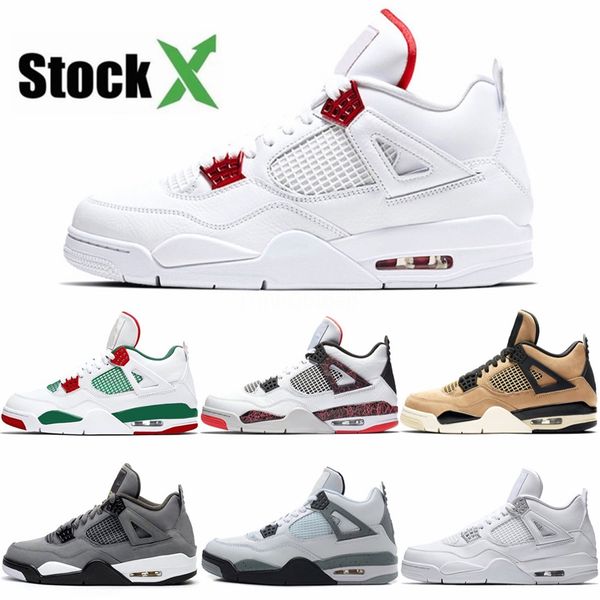 

with box 2020 basketball shoes sneakers 4s neon ct5342-007 outdoor athletics sports shoes for men designer trainers 94s size us7-13.5 #231