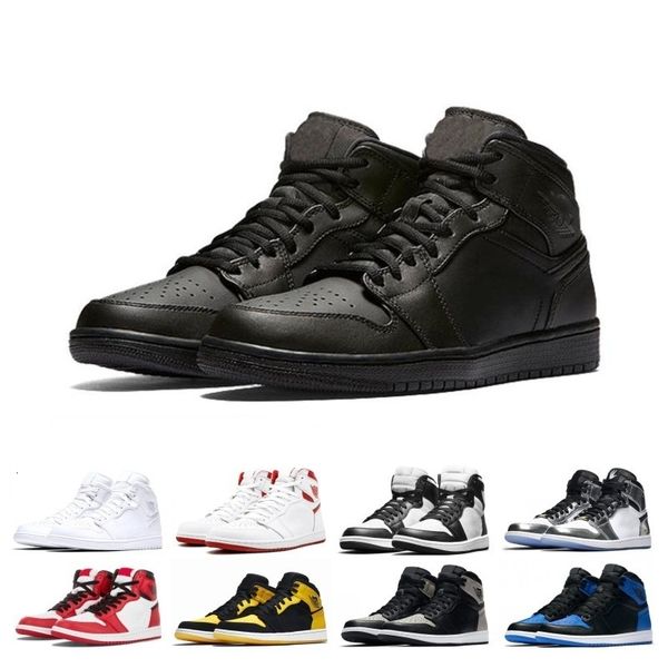 

новый mid og 1 топ-3 мужская баскетбольная обувь 1s разводят toe запретили чикаго игра royal shattered backboard pass the torch спортивные к