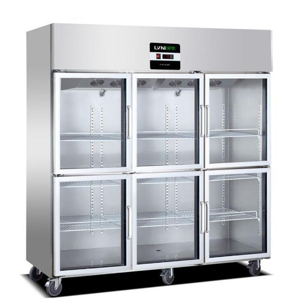 2019 Commercial 246 Door Vertical Air Cooled Refrigerator Kitchen