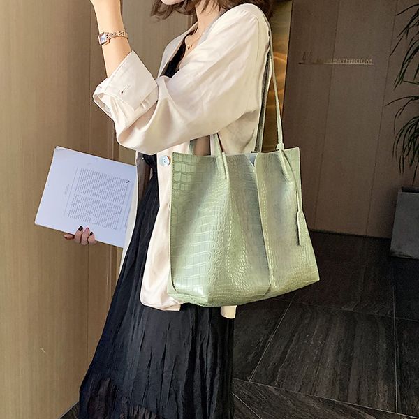 

women suede handbags soft leather women bag 2pcs handbags set female shoulder bags large casual tote bags