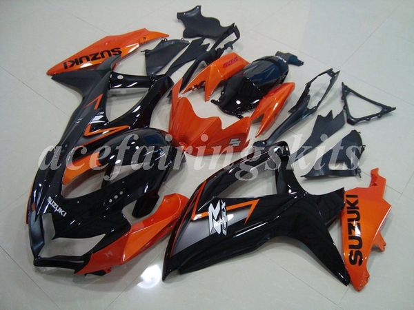 

4gifts injection mold new abs motorcycle fairings kit fit for suzuki gsx-r600 gsx-r750 600 750 k8 2008 2009 2010 08 09 10 orange black