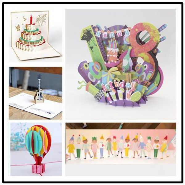 

400pcs 3d 18-year-old coming-of-age ceremony greeting card wish thanksgiving card postcard party invitation birthday up