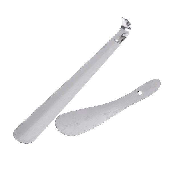 

1pcs professional 42/30/18cm durable stainless steel shoe horns easy handle shoe horn spoon shoehorn shoe lifter tool, White;pink