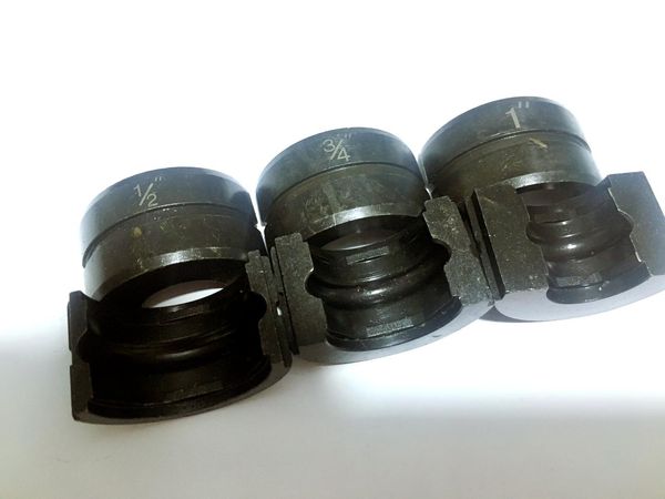 

igeelee kinds of hydraulic pipe crimping dies, th, u pipe dies for pex fittings and v, m, vau, vus dies for copper fittings