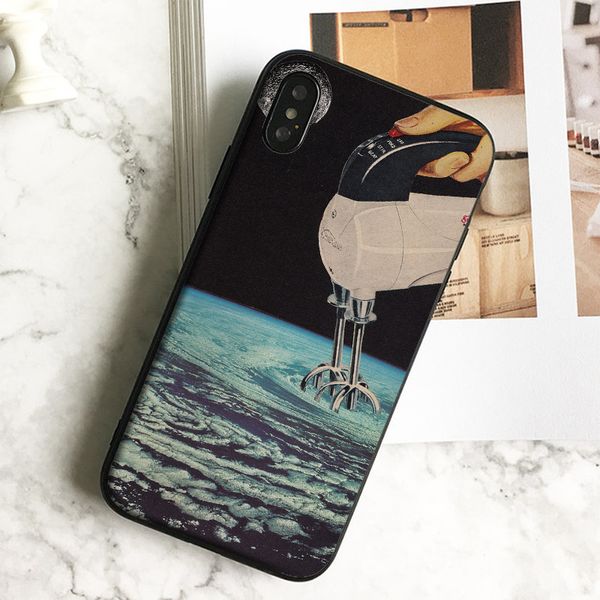 

capa luxury whisk collage art phone case for iphone 11 pro xs max xr 8 7 6s plus 5 se case soft black tpu silicone cover.