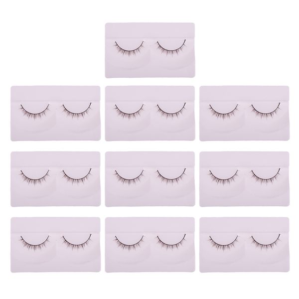 

20x diy doll false eyelashes strips for 1/4 bjd dolls diy makeup supplies