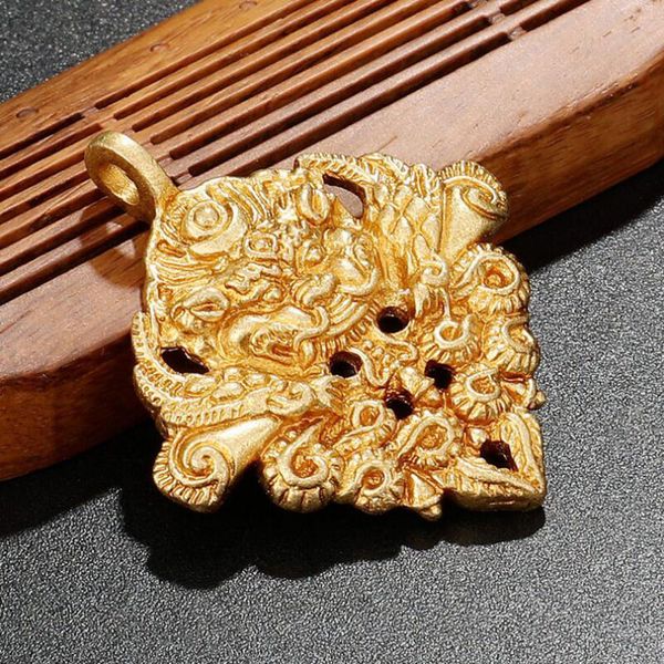 

religion buddhism taotie mahakala spirituality amulet diy necklace pendant gifts