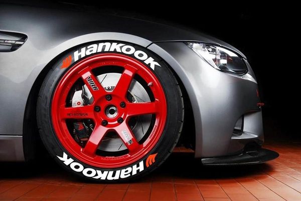 

hankook tire lettering stickers fits 14" to 22" tires (10 decal kit) new desing