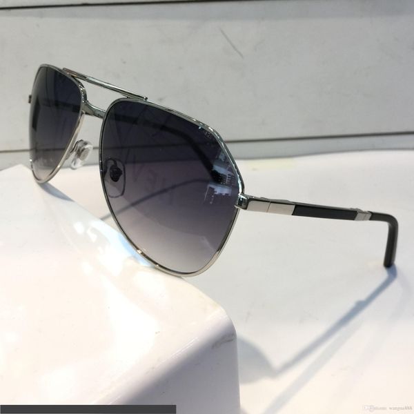 

luxury 2106 sunglasses for men with coating mirror lens folding uv protection men design vintage oval full frame come with case, White;black