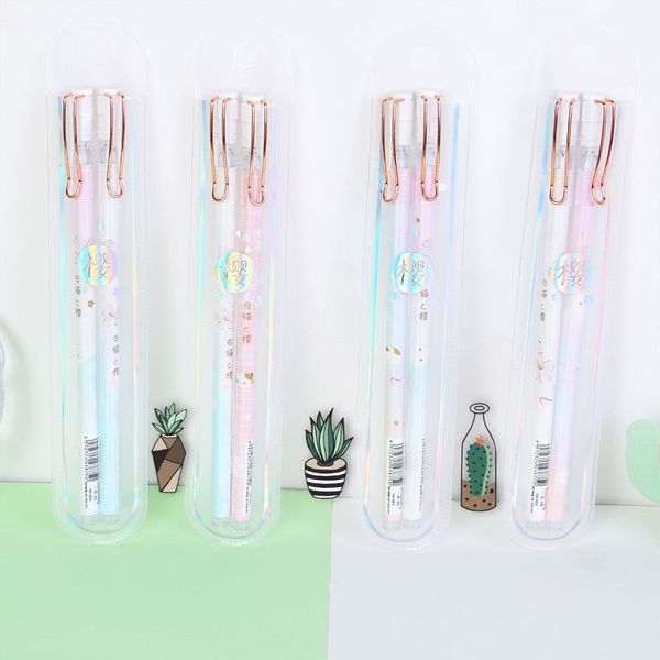 

1 pair sticks cherry blossom couple pair pen gel pen student boutique stationery student office supplies