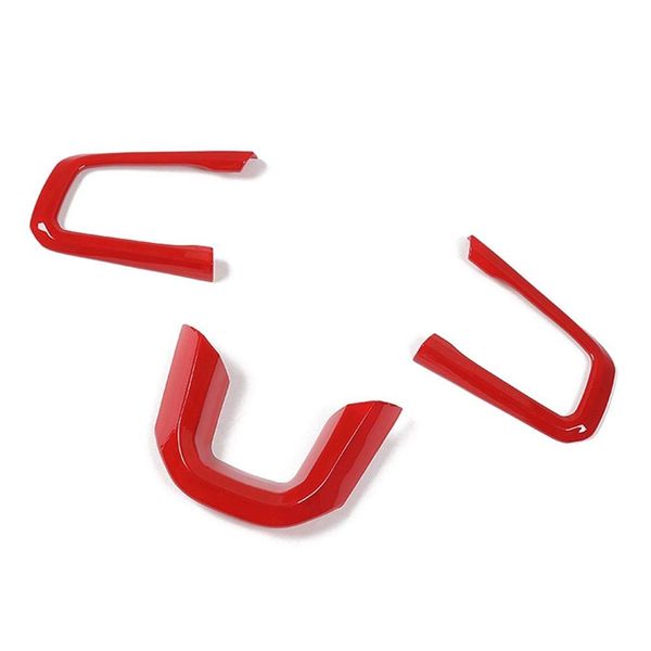 

steering wheel cover for wrangler jl 2018-2020, for jt 2020, red interior, 3pack