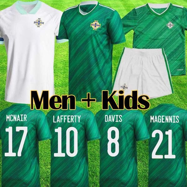 

thailand 2020 2021 northern ireland 2020 northern ireland soccer jerseys evans lewis man kids kits football shirts maillot de foot, Black;yellow