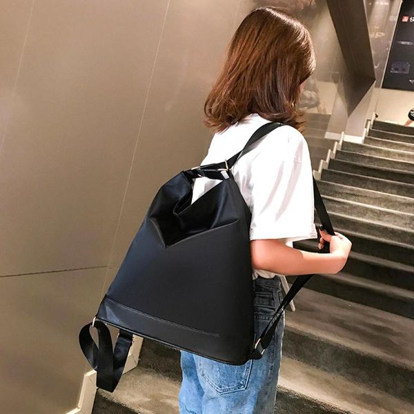 

women's nylon shoulder bag multi-function large solid color woman bag capacity messenger bolsos grandes para mujer #js5