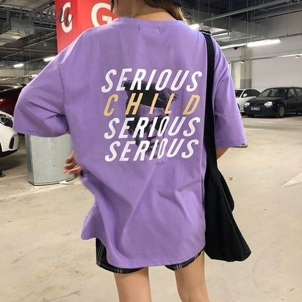 

chic vaporwave back graphic letter printed cool must have loose ladies tee japanese harajuku street style girl shirts, White