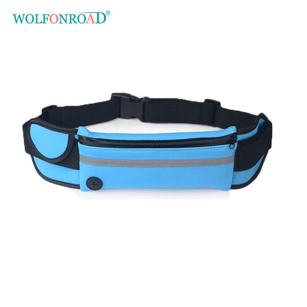 

wolfonroad summer waterproof belt running waist bag men women jogging marathon bags gym fitness lady sport accessories l-yx-001