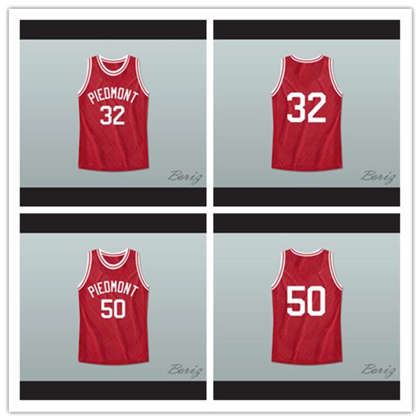 

Smart Guy Morris Tibbs 50 Marcus Henderson 32 Piedmont High School Basketball Jersey