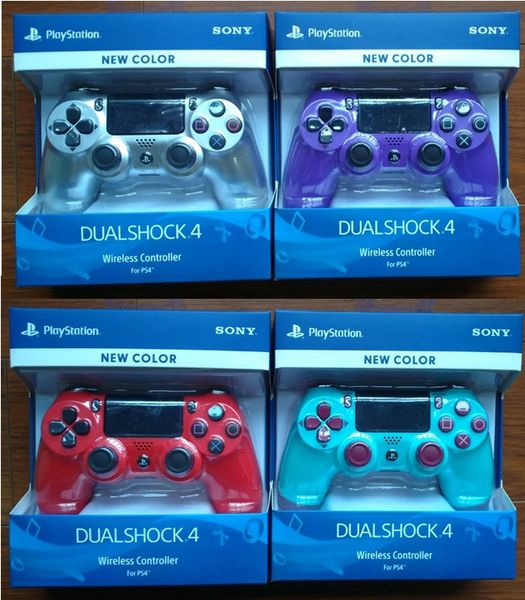 

with new color retail package 18colors ps4 wireless bluetooth controller shock 4 gamepad for sony ps4 joystick