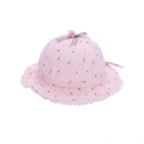 

spring and autumn female baby fisherman hat children's sun hat, Blue;gray