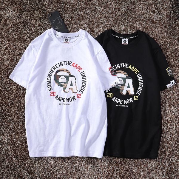 

aape women mens designer t shirts fashion short sleeve luxury designer t shirt summer men tshirt tee couples matching clothes 1050