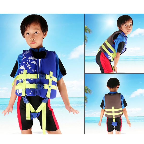 

adjustable children's life jacket buoyancy suit men and women breathable jacket vest snorkeling drifting survival sportswear