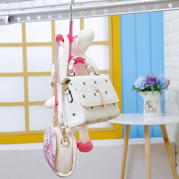 

handbag bag holder shelf hanger 4-hooks hanging storage rear door rack qp2