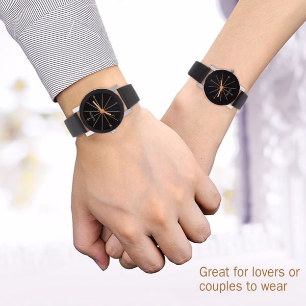 

women quartz watches relogio masculinos fashion dial time men clock leather dress round case hour lovers watch bayan kol saat, Slivery;brown