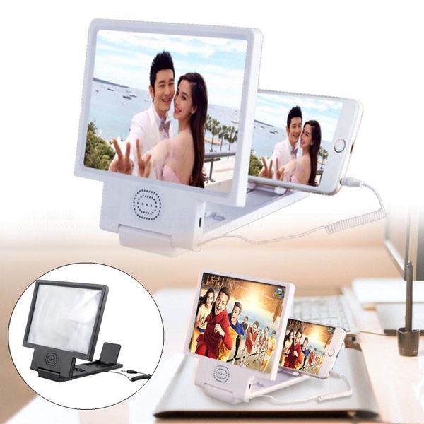 

hd folding holders with speakers r portable mobile phone screen 3d magnifier enlarge screen enlarge new