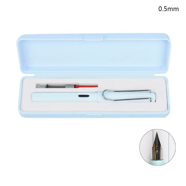 

13.8cm fashion 0.5mm 0.38mm fountain pen replaceable ink fine nib business stationeries