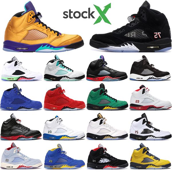 

jumpman 5 5s og мужчин обувь для баскетбола мичиган black grape огонь красный ice blue university red jsp laney psg мужские кроссовки ботинк