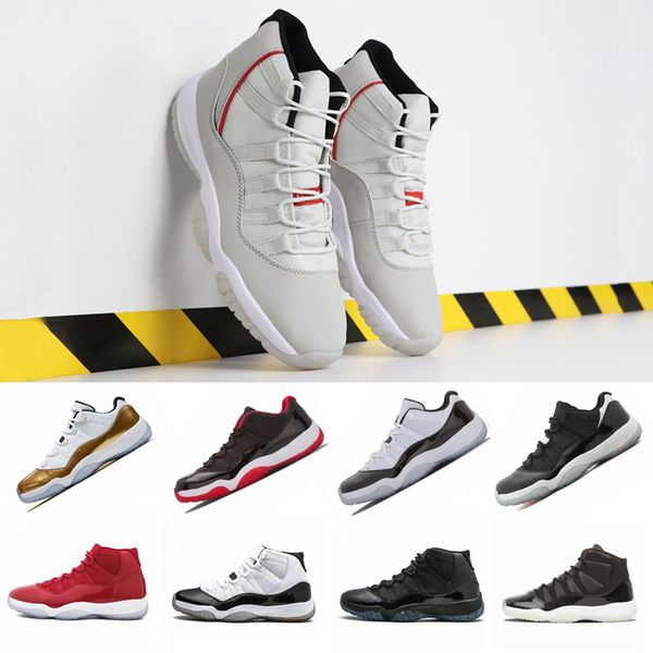 

Cheap 11s 11 Basketball Shoes Men Concord 45 Gym Red GS Platinum Tint Space Jam Prom Night Midnight Navy Grey sports Sneakers Man