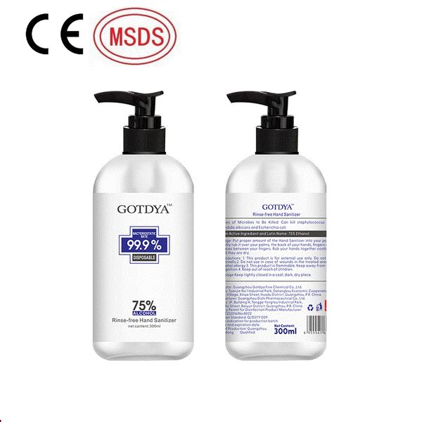 

300 мл портативный антибактериальный дезинфицирующее средство для рук дезинфекция гель очиститель дезинфекция одноразовые дезинфицирующее ср
