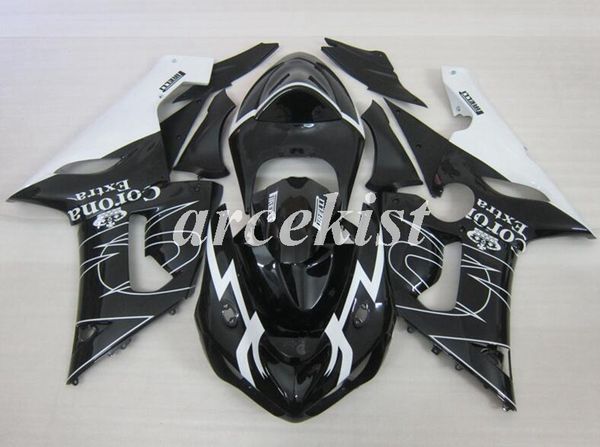 

4gifts мотоцикл новый abs полный комплект обтекатели, пригодный для kawasaki ninja zx-6r 2005 2006 05 06 636 zx6r кузовостроение набор light