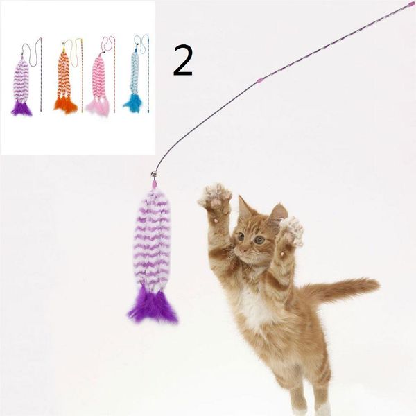 

cat catnip stick catch rod tease cat rod cat toy interactive random color