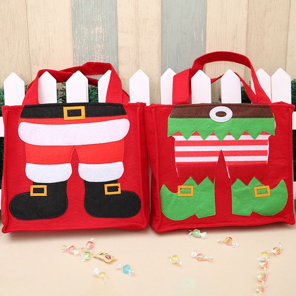 

creative christmas gift bag santa claus elf handbag great decoration