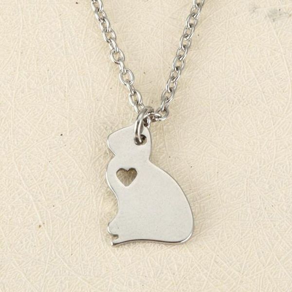 

charm heart jewelry silver /gold pendant animal pendant stainless steel pet lover gift for pet lovers