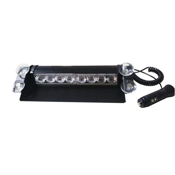 

car truck emergency flasher 8 led warning light dash strobe day running flash
