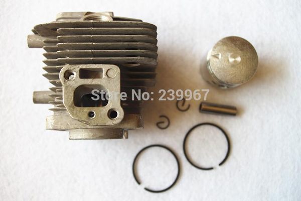 Zylinderbaugruppe 32 mm für Kawasaki TH23-Motor, Heckenschere, Schneidzylinder mit Kolbenringstift-Clips-Baugruppe