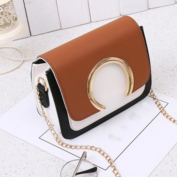 

women's fashion ring decoration patchwork crossbody shoulder messenger bags mochila bolsas feminina sac a main femme #40