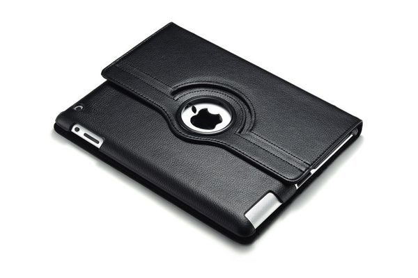 

pu leather 360 degree rotating lichee pu leather case for apple ipad 2 3 4 air 2 mini 1 2 3 4 pro 2018