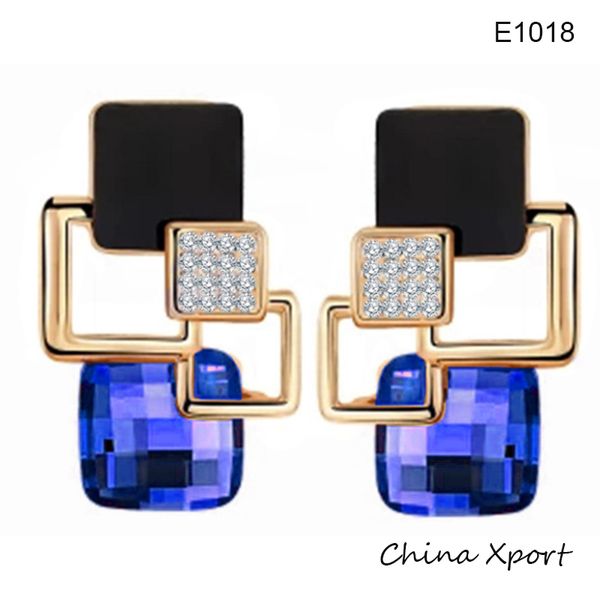 

magic space stud earrings sellers of 2020 beautiful elegant female geometry earrings cute fashional good gifts, Golden;silver