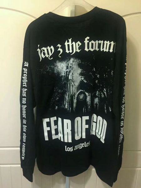 

mens hip hop sweatshirts fog crew neck pullovers fear of god sweatshirt for men and women branded designer clothing, Black