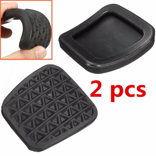 

2pcs auto car rubber brake clutch black skid-proof pedal cover pad covers for vauxhall astra g/h zafira a/b non-slip 560775 9049