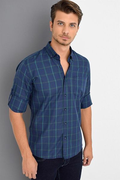 

g673 dewberry shirt -dark blue, White;black