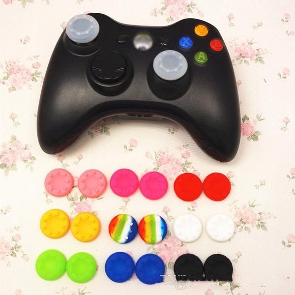 

new (in stock) thumb grips stick handle rocker protective case for ps4 playstation 4 ps3 xbox one 360 game controller hat cap antiskid