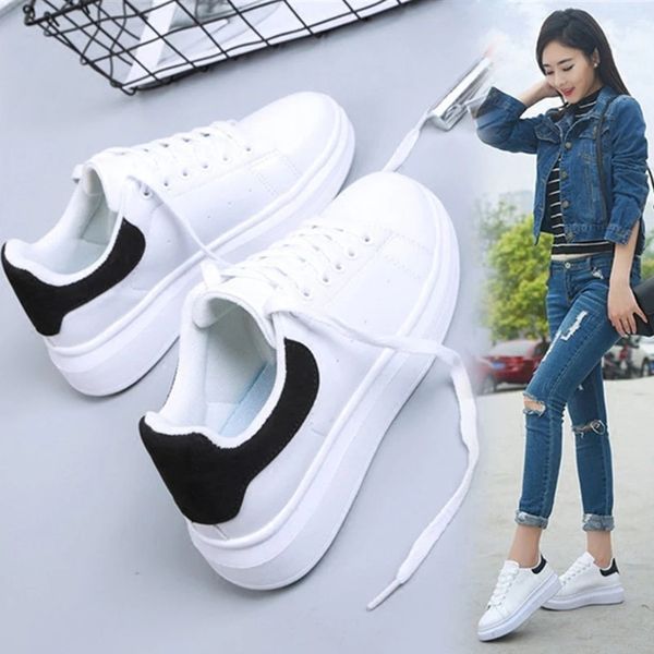 

new men women casual shoes lace-up designer sneakers leather men shoes fashion comfortable lightweight shoes footwear zapatillas 36-46 01, Black