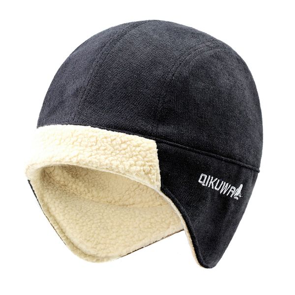

men bomber hat pilot trooper aviator cap faux cashmere hat russian ushanka winter earflap fleece trapper snow ski cap y200110, Blue;gray