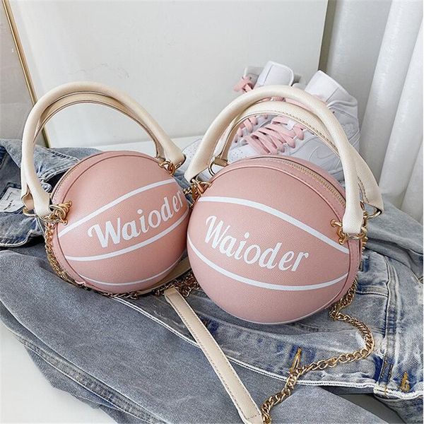 

new fashion luxury basketball woman handbag cross body bags shoulder genuine leather tote bags cowhide genuine leather 22cm #773