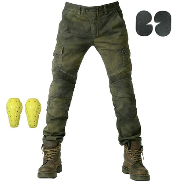 

motorpool komine ugb02 usb02 slacks men jeans motorcycle ride jeans leisure loose version with knee pads for summer ridding