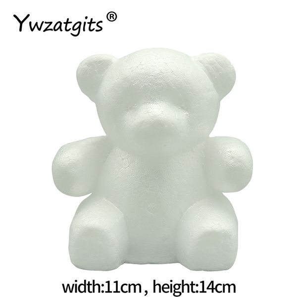

20cm valentines white polystyrene artificial foam bear multicolor gift 100pcs styrofoam flowers rose birthday party decoration1 dfehc