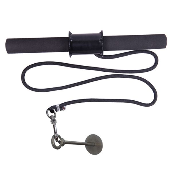 

gym fitness wrist roller steel forearm trainer strengthener hand gripper strength exerciser weight lifting wrist roller